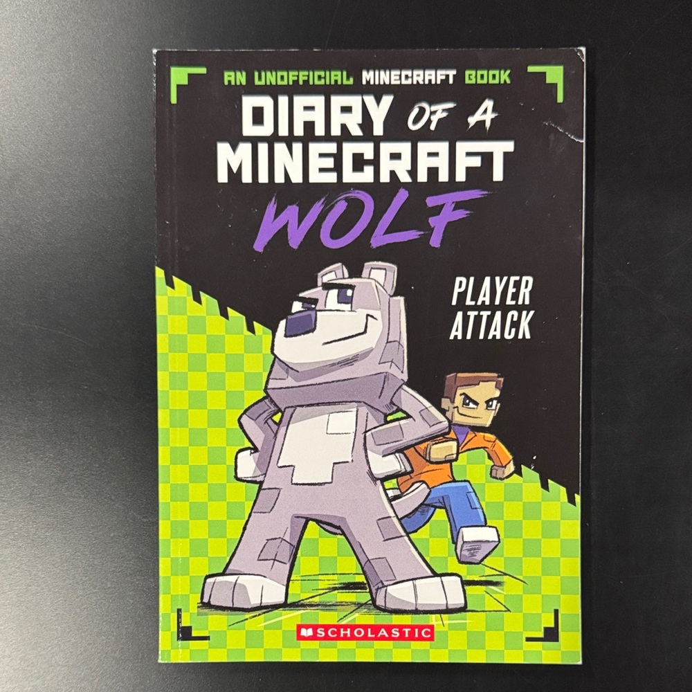 Diary of A Minecraft Wolf #1: Player Attack - Scholastic Paperback Novel